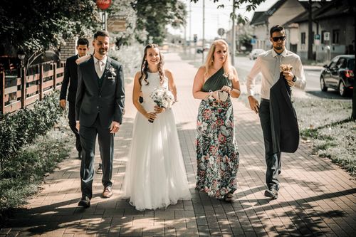 Esküvői fotózás – menyasszony és vőlegény portré